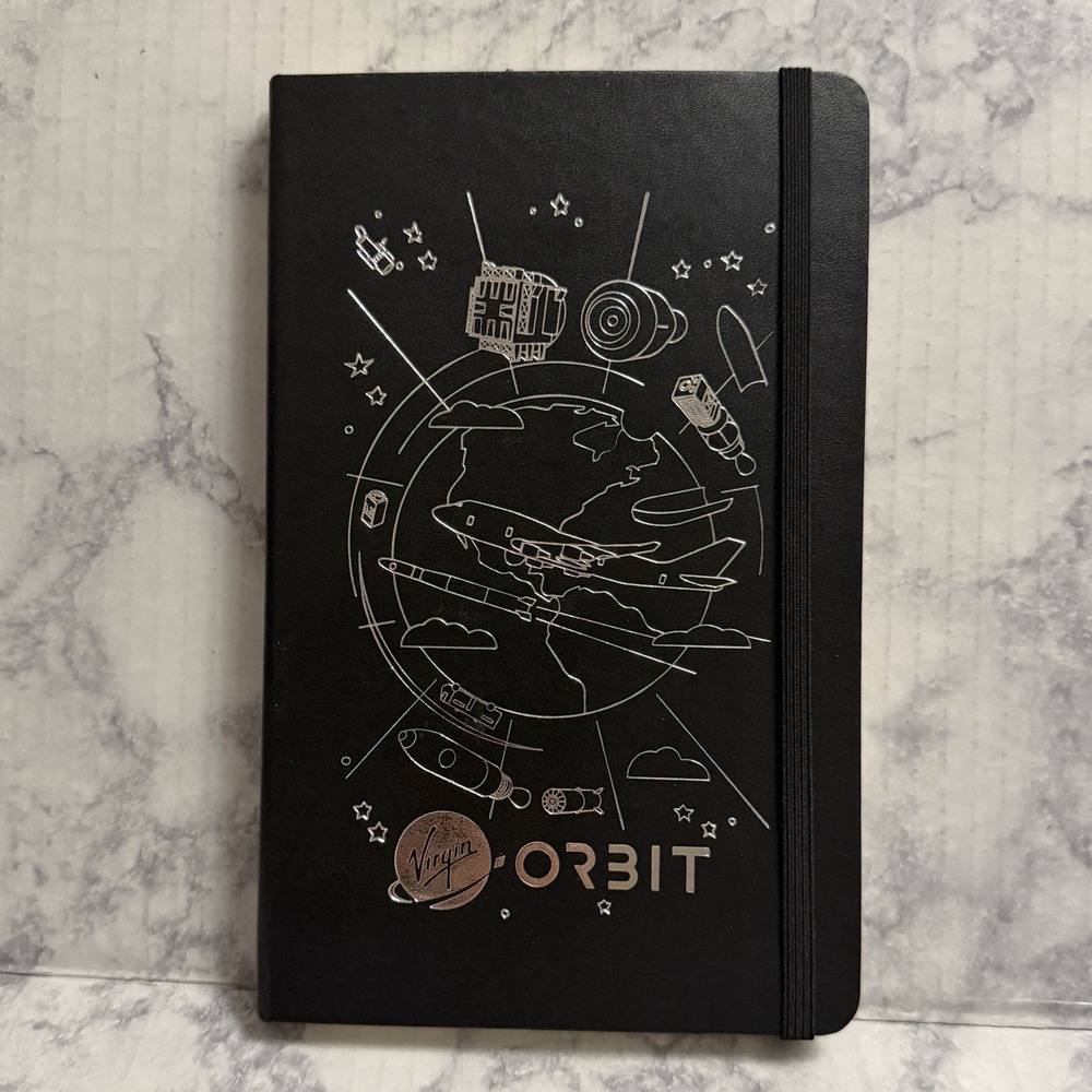 Virgin Notebook Embossed Logo Graphic Exclusive Employee Only Moleskine